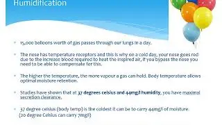Adult Acute Care Respiratory Humidification
