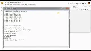 Python-Calculation of bins