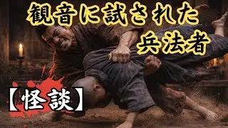 【怪談】観音に試された兵法者 ― 茶碗の中から授けられた秘術｜諸国百物語・江戸怪談
