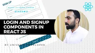 Create React JS Login and Signup Page | React | React JS Course 2024 | Class 11 |