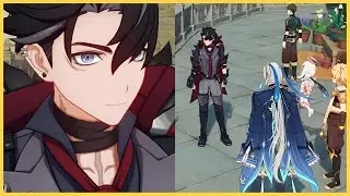 Wriothesley Notices Neuvillette's New Outfit - Lantern Rite  | Genshin Impact