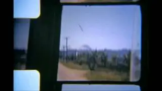 Rare 8mm film of Surrey, BC in July, 1946 heading towards the Pattullo Bridge