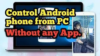 How to control android phone from PC @Techguiderge