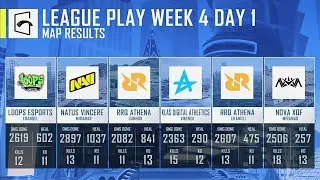 klasemen sementara week 4 day 1