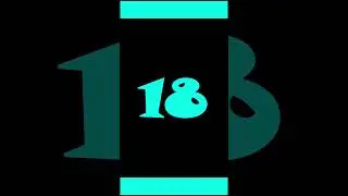 30 Second Countdown Timer With an alarm in the last 10 seconds -  aqua color   #shorts
