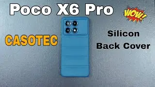 Poco X6 Pro 5G Silicon Back cover from CASOTEC | Best silicon back cover for Poco X6 Pro 5G