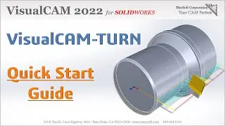 VisualCAM-TURN 2022 FOR SOLIDWORKS Quick Start