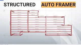 Auto Framing buildings with Scripts & Apps. Quick Structural Design for Architects or Engineers.