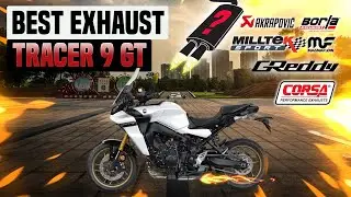 Yamaha Tracer 9 GT Exhaust Sound🔥Akrapovic,Arrow,Dominator,GPR,Mivv,SC Project,Scorpion,LeoVince