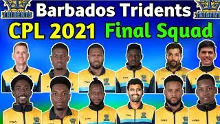 CPL 2021 Barbados Tridents Final Squad I BT Final Squad CPL 2021 I Barbados Final Squad For CPL 2021