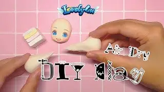 123】DIY Air Dry Clay┃2 Recipes【Clay Tutorial┃Lovely4u】