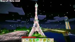 Frin's Eiffel Tower - Minecraft