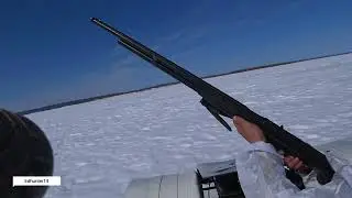Первый трофей / Добрали подранка / Охота на гуся в Якутии