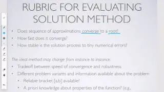 Iterative methods for root finding (part I)