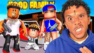 We Became The HOOD FAMILY In BROOKHAVEN RP! (Roblox)