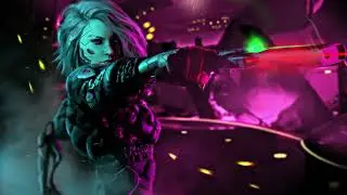 CyberPunk Cyborg Girl 4k Live Wallpaper.