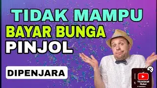 Tidak mampu bayar bunga pinjol, dipenjara @ElangMaut_Indonesia