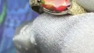 Кольцо Samira с черным опалом