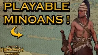 PLAYABLE MINOANS ! This Total War: PHARAOH mod gives you PLAYABLE KNOSSOS!