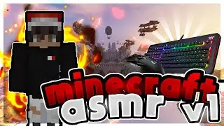 ➥ Minecraft ASMR | MoonCraft SkyWars |   10 - 22 CPS - KeyBoard & Mouse Sounds | V1