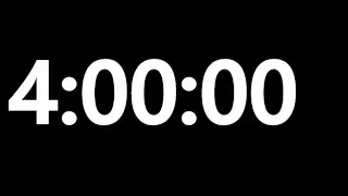 4 Hour Countdown Timer | 4 Hour Timer | 4 Hour Countdown | Alarm Clock | Ambience Sounds