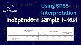 Independent Samples T-Test | using SPSS | How to Run | Interpret #spss