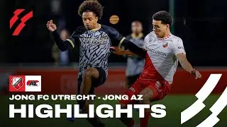 Nipte nederlaag voor Jong FC Utrecht ⚽️ | HIGHLIGHTS