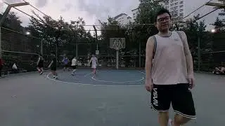 Basketball Cage with my spoiled leg gameplay - 3d VR 180