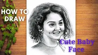How To Draw A Very Cute Baby Girl. (Full Tutorial)
