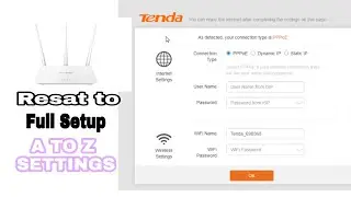 Tenda router setup bangla tutorial | How to setup Tenda router | tenda router name change change A-Z