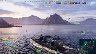Британский линкор Queen Mary. Морской бой- 2. Игра World Of Warships