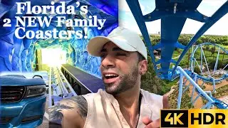 Riding FLORIDA’S 2 NEWEST RIDES! VLOG 4K HDR