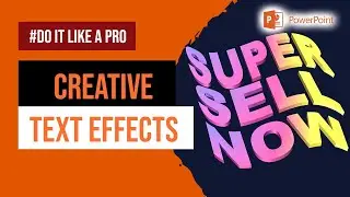 PowerPoint Text Effects | 🤩 Creative text effects in PowerPoint