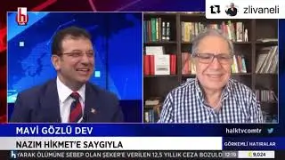 Zülfü Livaneli, Ekrem İmamoğlu ile Halk TV’ye Konuk Oldu Nazım Hikmet’i Anlattı