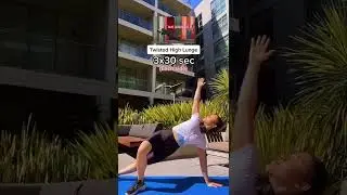 Korean model's yoga workout routine! 😌🤍 | #shorts