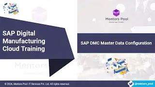 SAP DMC Master Data | SAP DMC Training | SAP DMC Course | SAP DMC Tutorial  - Mentors Pool