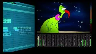 Looney Tunes Cartoon Sound Effects Sound Design Demonstration - Spacy Cartoon Mashup in 4K Stereo
