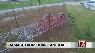 Power could take weeks to get back after Ida's path