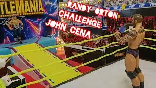 Randy Orton Challange John Cena at backlash With Action figure Match