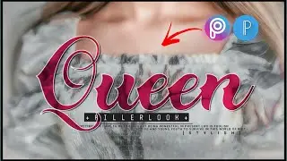 How to make simple Colored Glass font in PicsArt and Pixellab step by step || by Alee Creation.