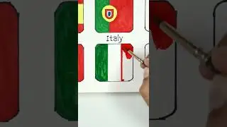 Drawing Italy Flag | How to draw Italy Country Flag 