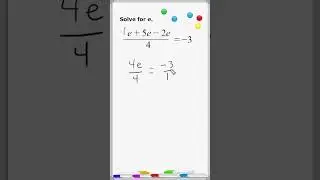 Solve Equation As A Proportion