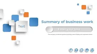 Free Business Report PowerPoint Template 16