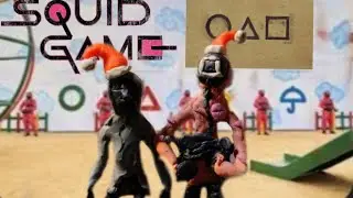 🐙лепим игру в  кальмара🐙The squid game ИЗ Пластилина