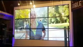 Video Wall de 3 x 3 Monitores de Led de 55 Pulgadas