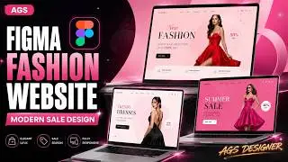 Fashion Website UI Design in Figma | Modern Dress Product Page UI | Trending UI/UX Tutorial