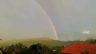 Arco-íris duplo🌈registado no céu muito bonito ❤️ nunca visto em-Moldes-Arouca 17-09-2020