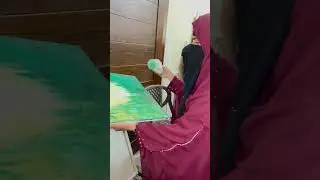 Explaining Calligraphy Painting Background 😊👩🏻‍🎨❤️ #shorts