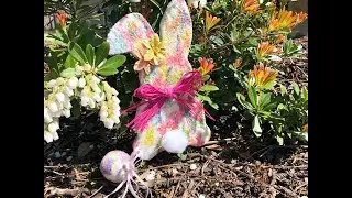 Decoupage Bunny DIY