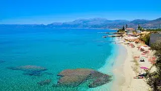 Hersonissos Crete - Walking Tour 2023 - 4K